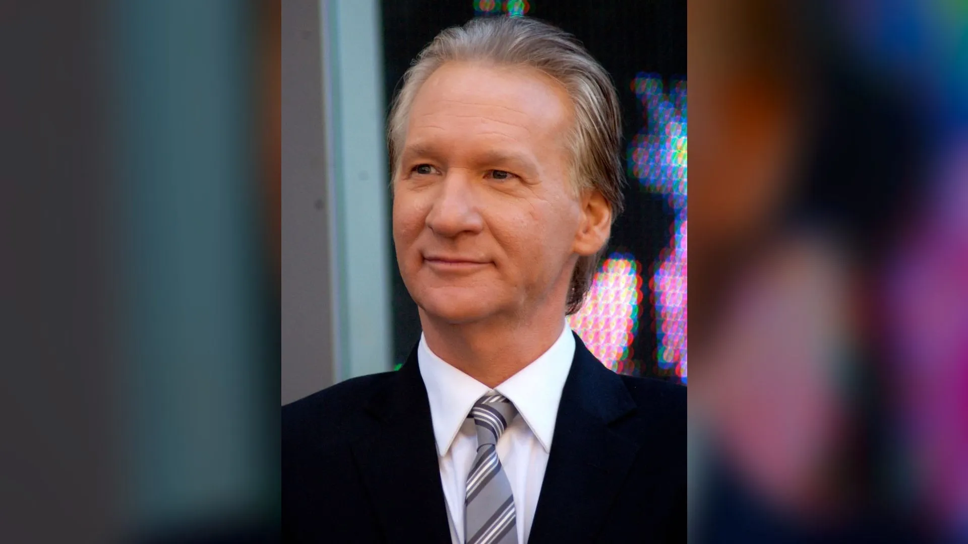 Bill Maher podczas ceremonii odsłonięcia gwiazdy w Hollywood Walk of Fame